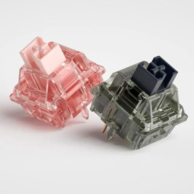 Alt view image 7 of 7 - Gateron Ink v2 Black Pre lubed 5pin Linear Switches 60g Force DIY Mechanical Keyboard Switch(35PCS, Black Ink v2)