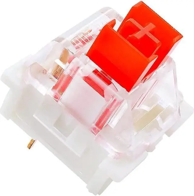 Alt view image 2 of 5 - (Gaote) Switches 3 Pin RGB DIY Replaceable Key Switches for Mechanical Gaming Keyboard (65Pieces) (Red)