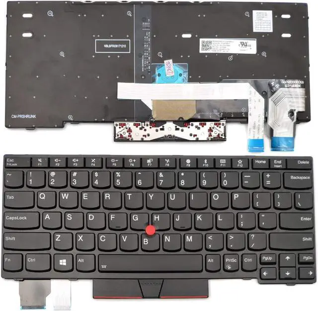 Main image of LXDDP Laptop Replacement US Layout Backlit Keyboard for ThinkPad X280 A285 X390 X395 L13 Yoga S2 5th S2 Yoga 5th 01YP200 SN20P33911, Black