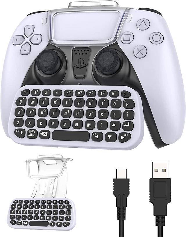 Wireless Keyboard Compatible with PS5 Controller, YUANHOT