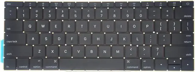 Alt view image 2 of 7 - Pardarsey Replacement US Layout Keyboard Compatible with MacBook Pro 13" inch A1708 Without touchpad bar MacBookPro14,1 MacBookPro13,1 A1708 Late 2016 mid 2017 with 80 PCE Screws+Screwdriver