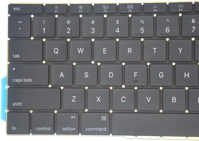 Alt view image 3 of 7 - Pardarsey Replacement US Layout Keyboard Compatible with MacBook Pro 13" inch A1708 Without touchpad bar MacBookPro14,1 MacBookPro13,1 A1708 Late 2016 mid 2017 with 80 PCE Screws+Screwdriver