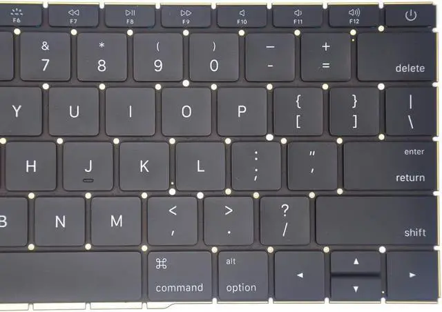 Alt view image 4 of 7 - Pardarsey Replacement US Layout Keyboard Compatible with MacBook Pro 13" inch A1708 Without touchpad bar MacBookPro14,1 MacBookPro13,1 A1708 Late 2016 mid 2017 with 80 PCE Screws+Screwdriver