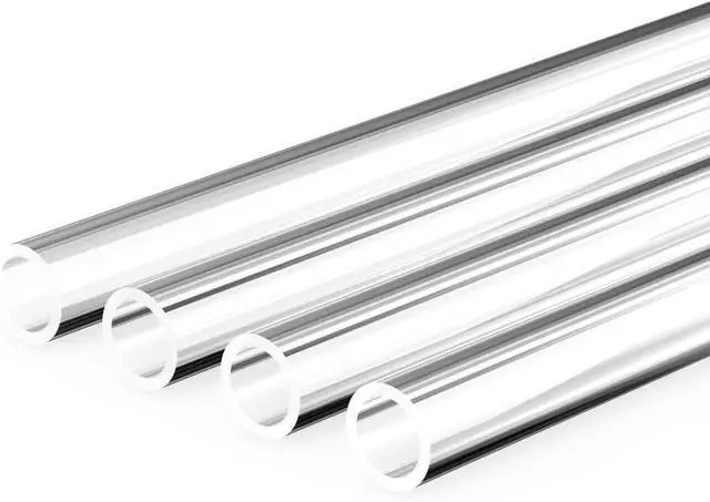 Alt view image 2 of 3 - PrimoChill 12mm ID x 16mm OD Rigid Acrylic/PMMA Tubing - 750mm Length, Made with Premium Materials, Perfect Hardline for PC Watercooling, Packaged in the USA - 4 Pack - Clear