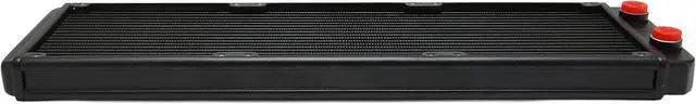 Alt view image 5 of 7 - EBTOOLS Water Cooling Radiator, G1/4 Threaded 18 Row Tube DIY Liquid CPU Cooling System, 27mm High Density Fins Copper Tube Radiator, for Computer CPU