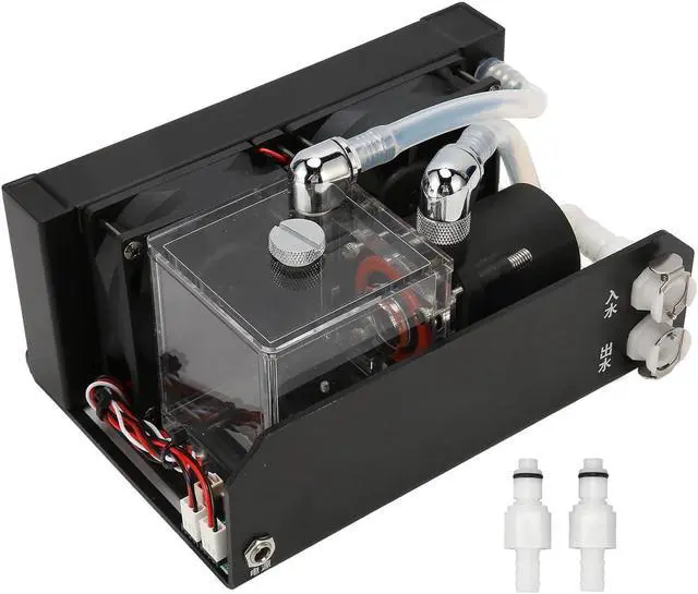 Alt view image 6 of 7 - Water Cooling Pump 12V G1/4 Threaded Interface, Aluminum Alloy Shell, Easy Installation, Fast Cooling