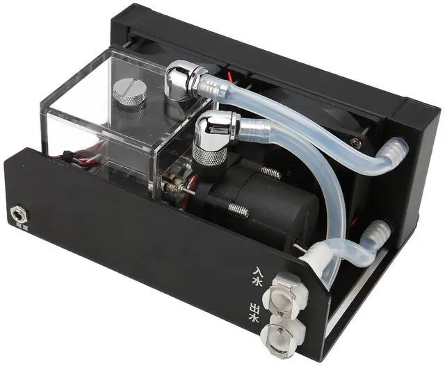 Alt view image 2 of 7 - Water Cooling Pump 12V G1/4 Threaded Interface, Aluminum Alloy Shell, Easy Installation, Fast Cooling