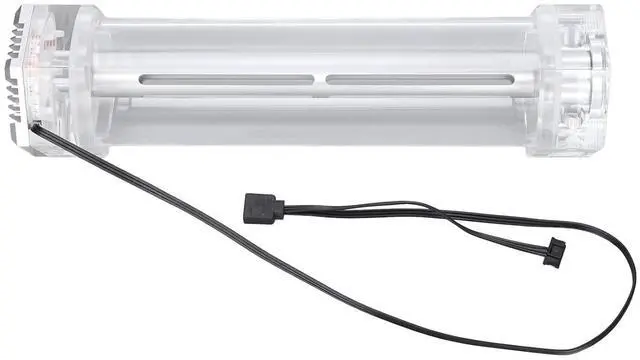 Alt view image 6 of 7 - 392ml Water Cooling, CPU Liquid Cooler Kit, Full Open Design with 60mm Diameter G1/4in Thread, High Strength Acrylic and Aluminium Alloy for Fast Heat Dissipation in PC Water