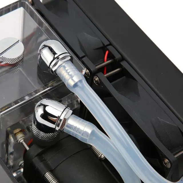Alt view image 7 of 7 - Water Cooling Pump 12V G1/4 Threaded Interface, Aluminum Alloy Shell, Easy Installation, Fast Cooling