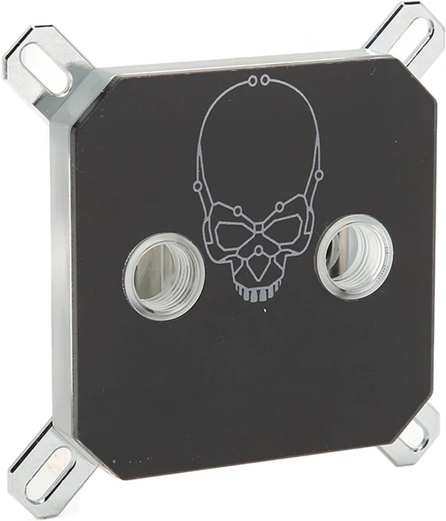 Alt view image 4 of 7 - CPU Water Block G1/4 Thread, Copper and Acrylic Material, Electroplating Anti Oxidation, Accurate Hole Positions, Sturdy CPU Cooling Block for Computer Water Cooling System