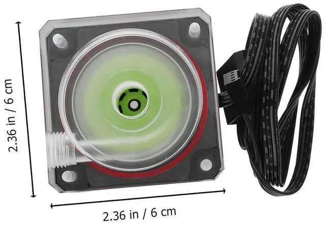Alt view image 4 of 7 - Housoutil Water-Cooled Water Pump for Thread h Flow Rate CPU Cooler Liquid Cooling