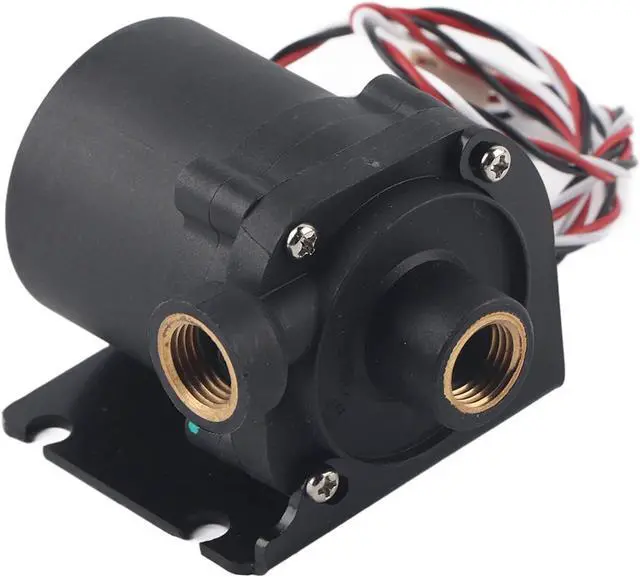 Main image of 12v Brushless DC Pump, G1/4in Mini Computer, 600LH 3600RPM Rotate Speed Water Cooling Pump with Left Water Outlet for PC