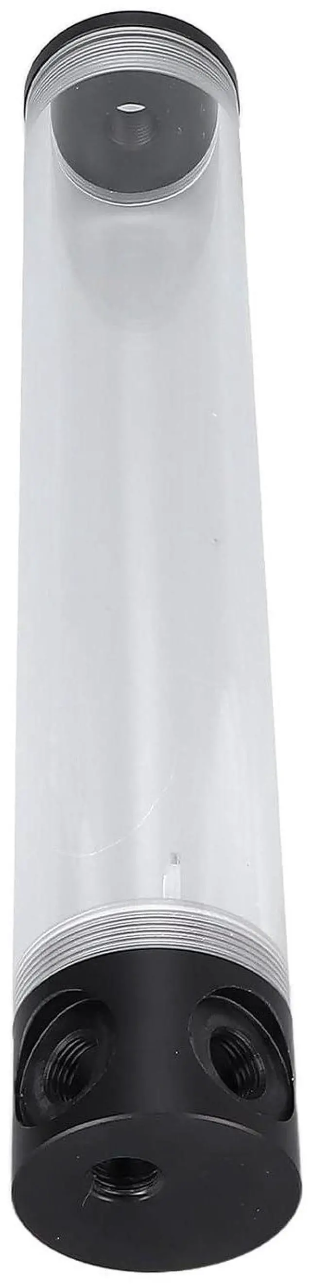 Alt view image 3 of 6 - 300mm Cylindrical Acrylic Water Cooling Reservoir, G1/4in Thread, Low Noise, Stable Connection for PC Water Cooling System