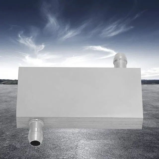 Alt view image 4 of 7 - Aluminum Water Cooling Block, CPU Liquid Cooler, High Performance Waterblock Cooler with 9.5mm Outer Diameter Interface, Rust - Aluminum Heat Sink for PC Cooling and Indu (40 * 40 * 12mm)