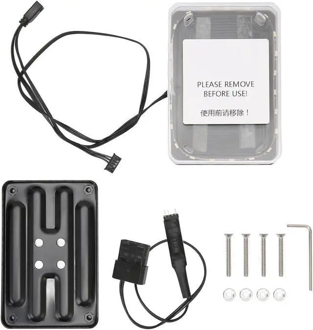 Main image of CPU Water Block, 5V Light G1/4 19.7 Inch Wire Aluminum Alloy CPU for AM4