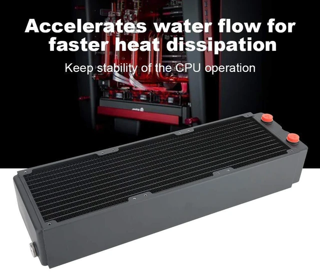 Alt view image 4 of 6 - Water Cooling Heat Sink, 3-Layer 65MM Copper Computer Heatsinks CPU Cooler for PC Accessory