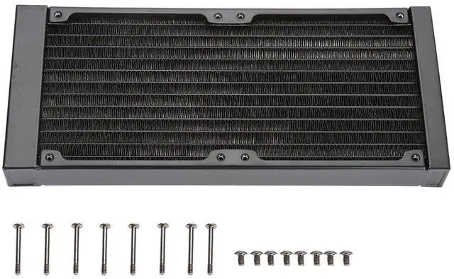 Main image of PC Heat Exchanger Fast Heat Dissipation 12 Tubes Durable Water Cooler Tube Computer Heat Exchanger (240mm)