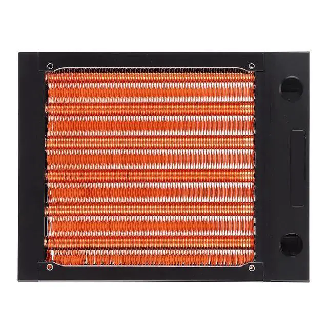 Alt view image 3 of 7 - CPU Liquid Cooler, Water Cooling Radiator with Multiple Copper Pipes, High Durability 120mm 240mm 360mm Radiator for Computer Heat Dissipation, Compact Design for Tight (120mm)