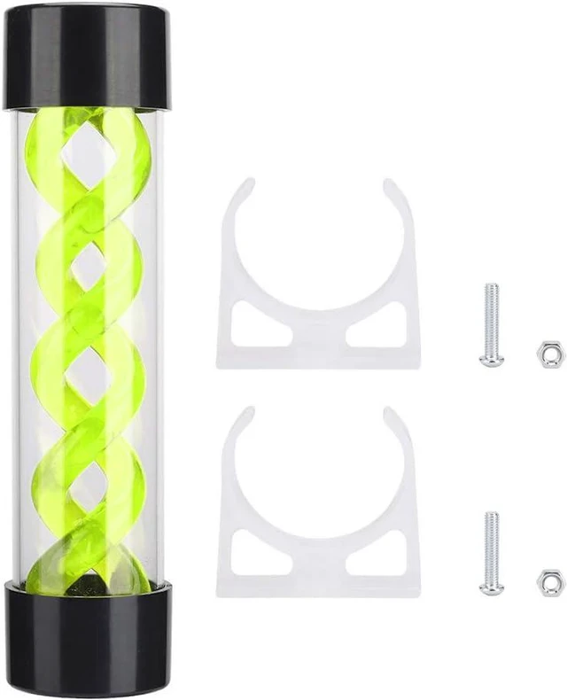 Main image of T Evil T Virus Water Cooling Tank G1/4 Threaded Cylindrical Cooler Tank,Water Tank 200Mm with G1/4 Thread for Pc Desktop Computer Cooler Accessoryblue (Green)