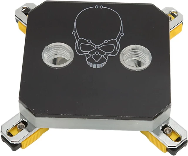 Alt view image 5 of 7 - CPU Water Block G1/4 Thread, Copper and Acrylic Material, Electroplating Anti Oxidation, Accurate Hole Positions, Sturdy CPU Cooling Block for Computer Water Cooling System