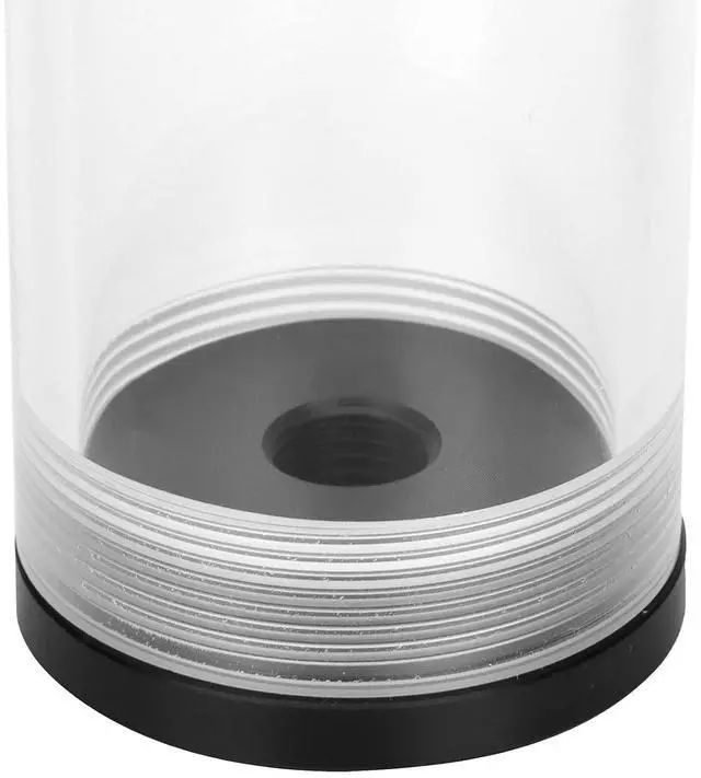 Alt view image 5 of 6 - Acrylic Cylindrical Water Cooling Tank, CPU Liquid Cooler Reservoir with 4 G1/4 Thread Ports, High - Capacity PC Water Cooling Kit for Custom Loop Builds