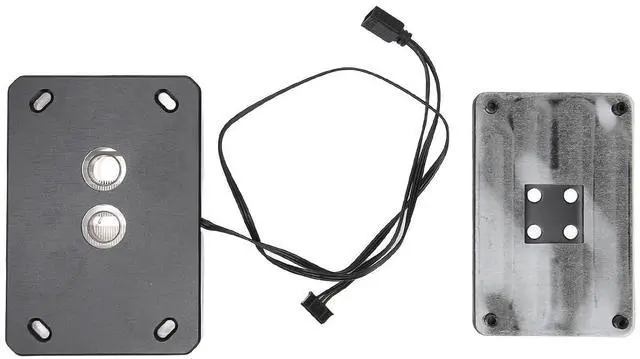 Alt view image 4 of 7 - CPU Water Block, 5V Light G1/4 19.7 Inch Wire Aluminum Alloy CPU for AM4