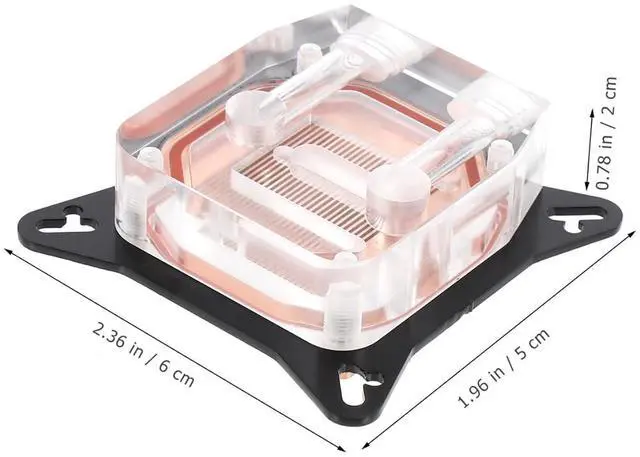 Alt view image 6 of 7 - jojofuny Graphics Card Water Block Copper Base Gpu Cooling Computer Accessory for Water Cooling
