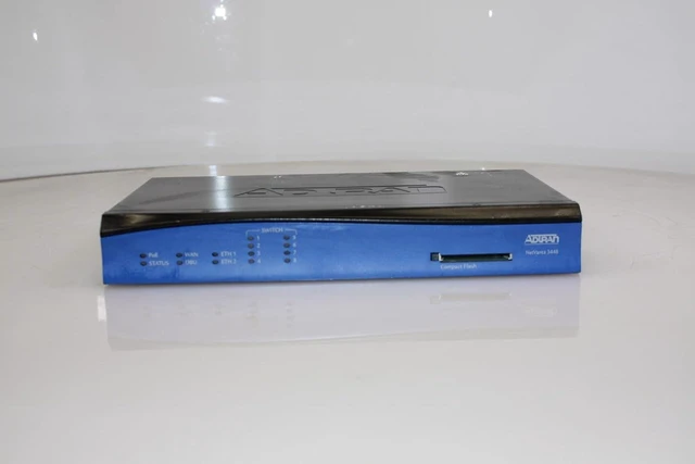 Alt view image 3 of 3 - Netvanta 3448 Chassis Access Router with 8PORT Switch
