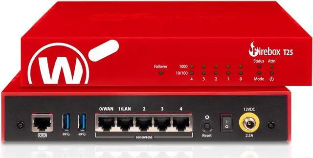 Alt view image 3 of 6 - WatchGuard Firebox T25 Network Security/Firewall Appliance