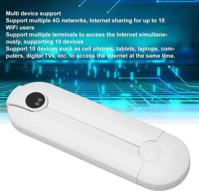 Alt view image 3 of 7 - Wireless Portable WiFi, Mini Wireless Router for Travel 4G Mobile WiFi Hotspot Portable Pocket Router Mobile Hotspot