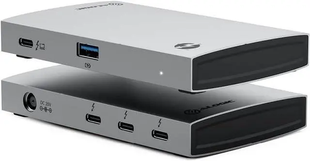 Main image of ALOGIC Thunderbolt 4 Blaze USB-C Hub, 3X USB-C, 1x USB-A, 60W PD, 4K@60Hz, 40Gbps Data Transfer, Premium Aluminum Design, Compatible with Mac, Windows and Chromebook.