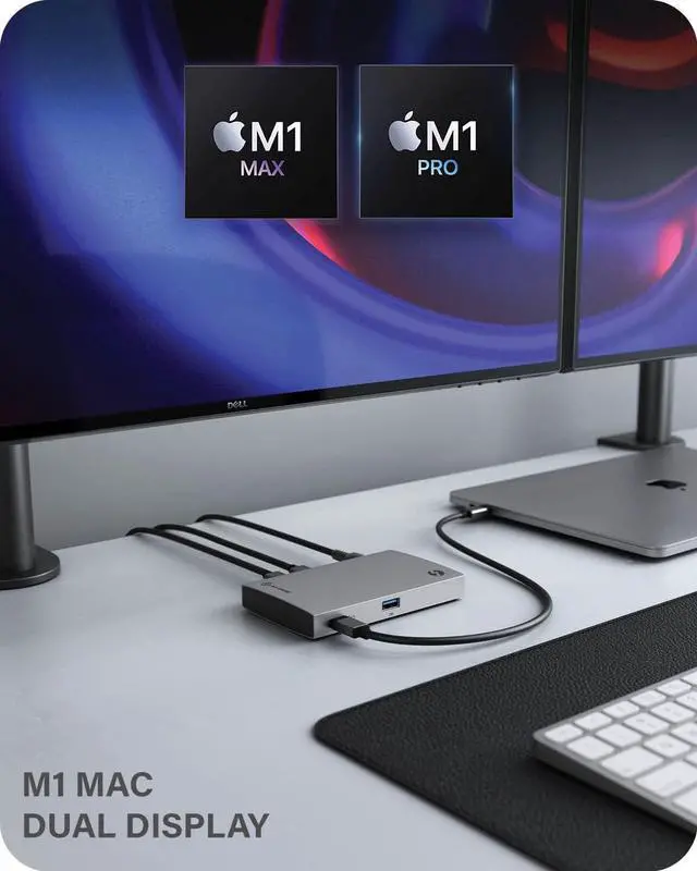 Alt view image 5 of 7 - ALOGIC Thunderbolt 4 Blaze USB-C Hub, 3X USB-C, 1x USB-A, 60W PD, 4K@60Hz, 40Gbps Data Transfer, Premium Aluminum Design, Compatible with Mac, Windows and Chromebook.