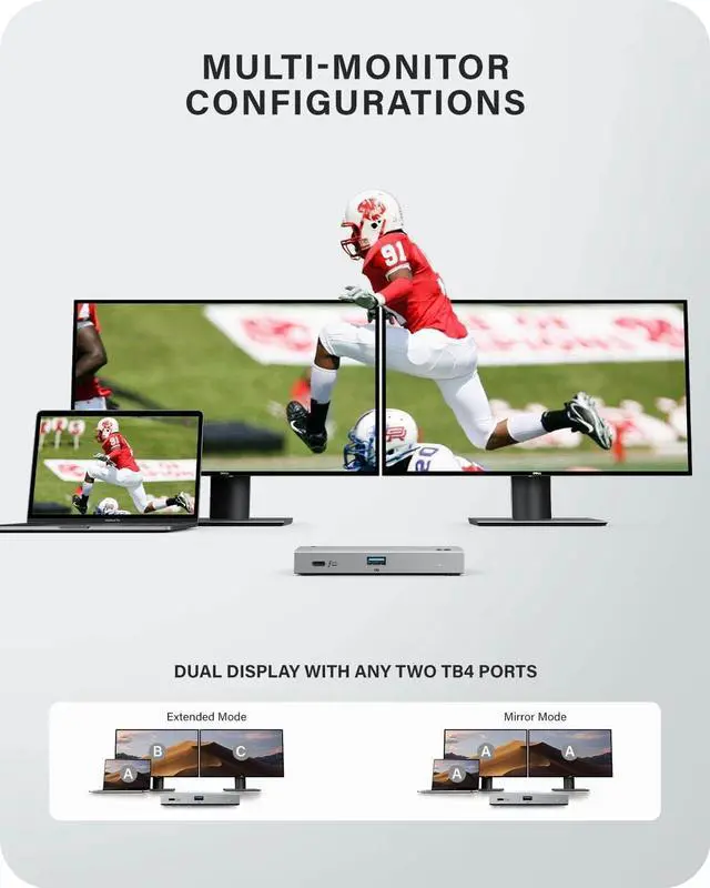 Alt view image 7 of 7 - ALOGIC Thunderbolt 4 Blaze USB-C Hub, 3X USB-C, 1x USB-A, 60W PD, 4K@60Hz, 40Gbps Data Transfer, Premium Aluminum Design, Compatible with Mac, Windows and Chromebook.