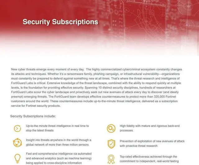 Alt view image 3 of 4 - FORTINET FortiGate-80F 1YR FortiGuard Advanced Malware Protection (AMP) (FC-10-0080F-100-02-12)