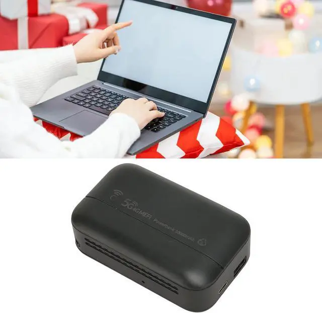 Alt view image 4 of 7 - Jopwkuin 4G Wireless Router, Portable 4G WiFi Router 10000mAh Battery 2.4GHz for Desktop