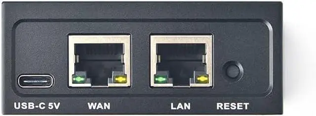 Alt view image 4 of 7 - Nanopi R4S Mini Portable Travel Router OpenWRT with Dual-Gbps Ethernet Ports 4GB LPDDR4 Based in RK3399 Soc for IOT NAS Smart Home Gateway(Without MAC chip)