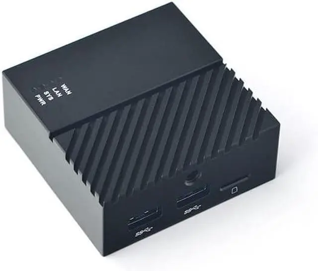 Alt view image 3 of 7 - Nanopi R4S Mini Portable Travel Router OpenWRT with Dual-Gbps Ethernet Ports 4GB LPDDR4 Based in RK3399 Soc for IOT NAS Smart Home Gateway(Without MAC chip)