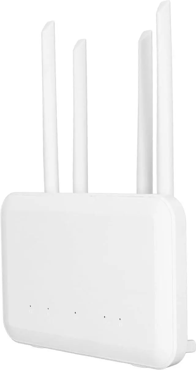 Alt view image 5 of 7 - 4G LTE WiFi Router, Mobile WiFi Router LAN WAN Port Plug and Play 4 External Antennas 300Mbps 100-240V for Middle Eastern for Office (US Plug)