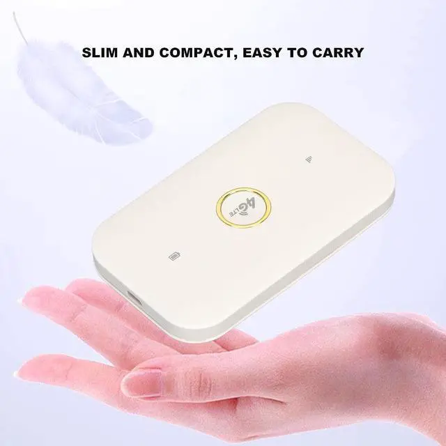 Alt view image 7 of 7 - 4G Router, 4G LTE USB Portable Router, Pocket Mobile Network Hotspot USB Modem, Wireless Network Smart Router with SIM Card Slot, for Car Outdoor Indoor