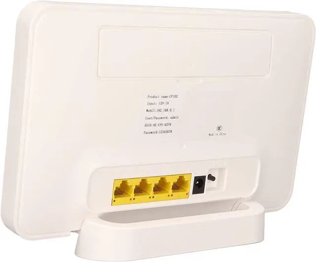Alt view image 4 of 7 - ciciglow WiFi Gaming Router, 4G 300Mbps LTE CPE Smart Wireless Router for Computer, Wireless Internet Router for Mobile Phones Tablets (US Plug)