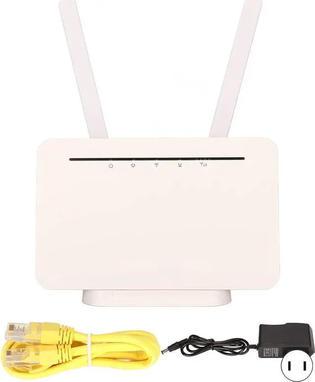 Alt view image 7 of 7 - ciciglow WiFi Gaming Router, 4G 300Mbps LTE CPE Smart Wireless Router for Computer, Wireless Internet Router for Mobile Phones Tablets (US Plug)