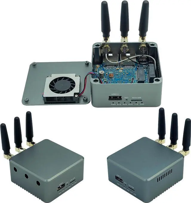 Alt view image 5 of 7 - Banana Pi BPI-R3 Mini Wi-Fi 6 OpenSource Router, OpenWRT Dual-Band Wireless Router Board, MediaTek MT7986 (Filogic 830) CPU, Support M.2 NVMe SSD 2X 2.5GbE SFP Ethernet for Gaming Gateway NAS Device