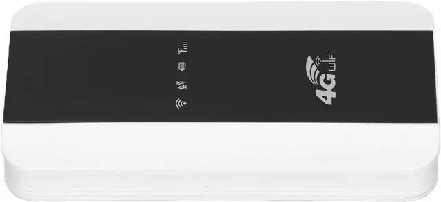 Alt view image 3 of 7 - Wireless Network Router, 4G 5G SIM Card Mobile Hotspot WiFi Modem Dongle, Portable WiFi Router Pocket Mobile Hotspot Wireless Network Smart Router ,3000mah(black+white)