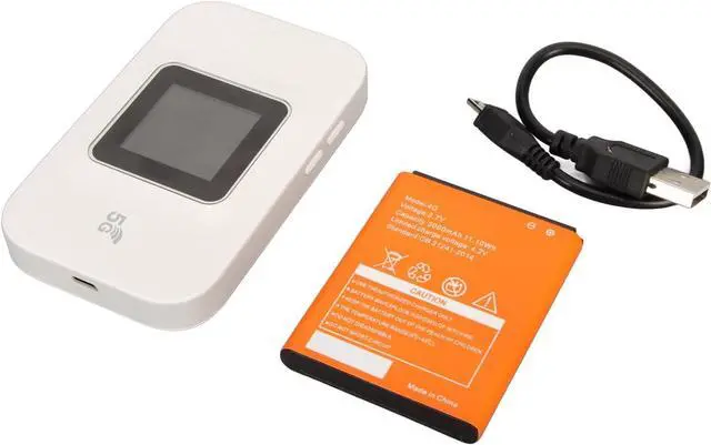 Alt view image 7 of 7 - Mobile WiFi Hotspot, 4G Portable Router, Mini LTE Hotspot with SIM Card Slot, Supports 10 Devices, Wireless Router for Windows Linux