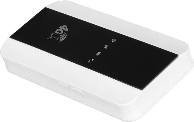 Alt view image 5 of 7 - Wireless Network Router, 4G 5G SIM Card Mobile Hotspot WiFi Modem Dongle, Portable WiFi Router Pocket Mobile Hotspot Wireless Network Smart Router ,3000mah(black+white)
