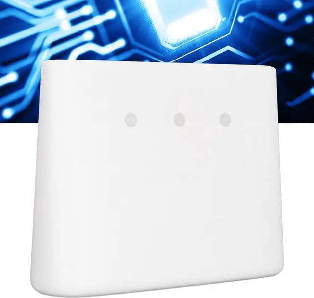 Alt view image 2 of 7 - 4G WiFi Router, 4G LTE Modem Router, with Sim Card Slot, 300Mbps 2.4G WiFi Transmission, Up to 32 Devices, for Europe, Asia, Southeast Asia, Africa, The Middle East (U.S.