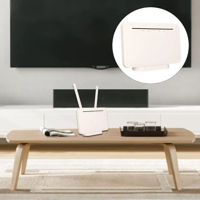 Alt view image 2 of 7 - ciciglow WiFi Gaming Router, 4G 300Mbps LTE CPE Smart Wireless Router for Computer, Wireless Internet Router for Mobile Phones Tablets (US Plug)