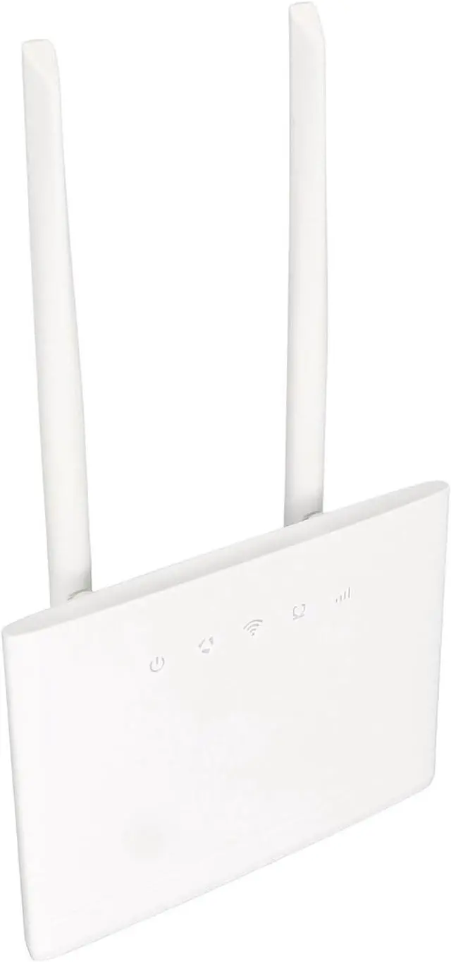 Alt view image 5 of 7 - 4G LTE CPE WiFi Router, ABS White 4G LTE Modem Up to 300Mbps 100-240V for Asia for Tablet (US Plug)