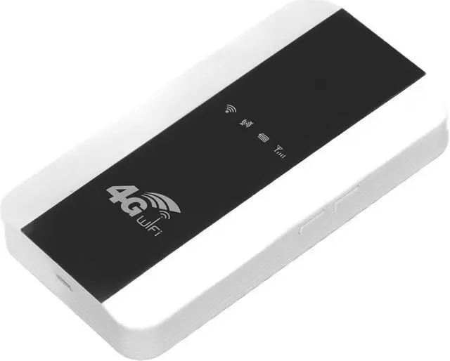 Alt view image 7 of 7 - Wireless Network Router, 4G 5G SIM Card Mobile Hotspot WiFi Modem Dongle, Portable WiFi Router Pocket Mobile Hotspot Wireless Network Smart Router ,3000mah(black+white)