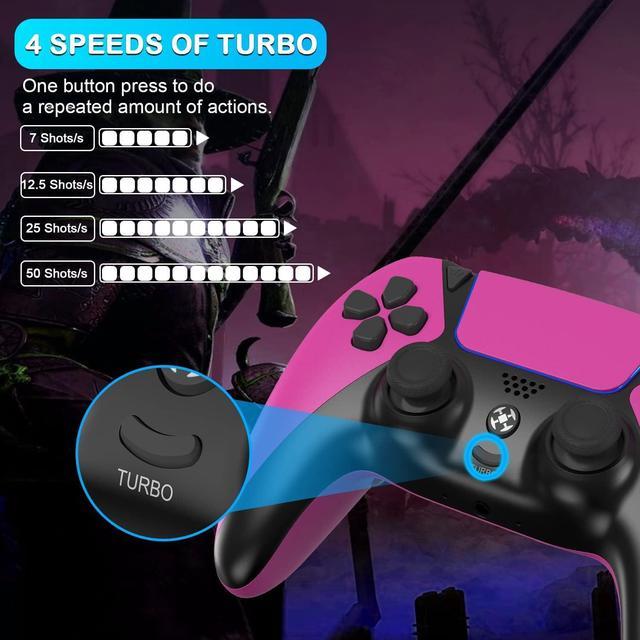 YU33 Ymir Scuf Wireless Controller Works with Modded PS4 Controller, Elite  Control Remote Fits Playstation 4 Controller, Joystick/Controles de Pa4